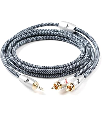 Amazon.com: Audioquest Tower mini-Jack RCA Cables (2m) : Electronics